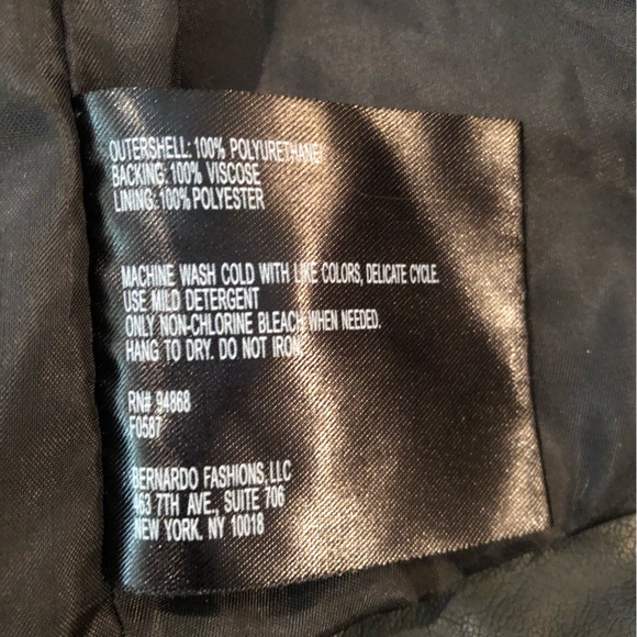 Bernardo Faux Leather Moto Jacket - Picture 4 of 4